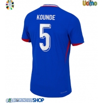 Maglie da calcio Francia Jules Kounde #5 Prima Maglia Europei 2024 Manica Corta